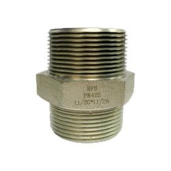 BSP x NPT HYDR Hex Nipple (M x M) PN420 in UAE